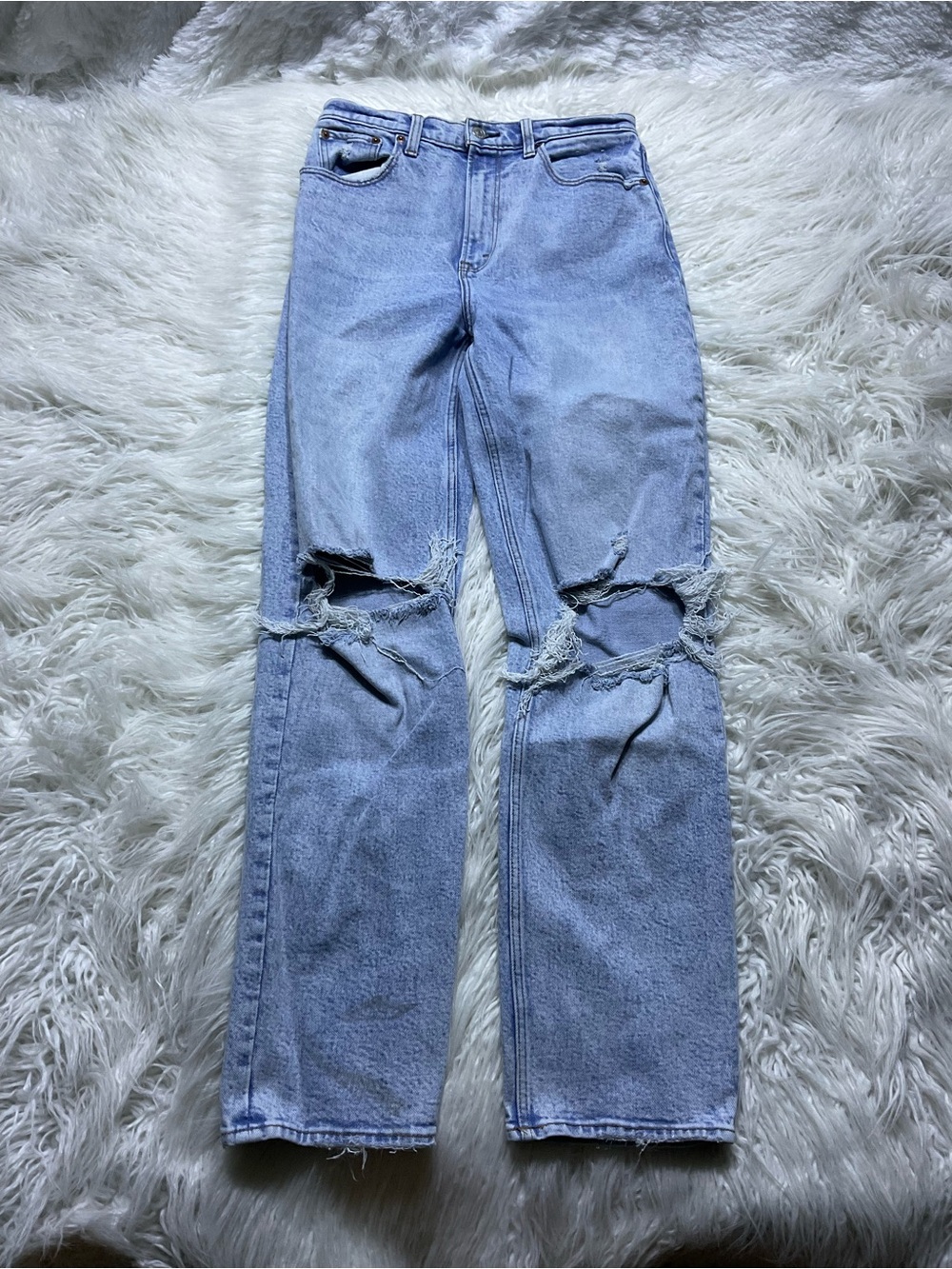 Abercrombie The 90’s Straight Ultra High Rise Jeans